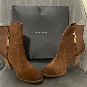 Tahari Women's Brown Ankle Boots